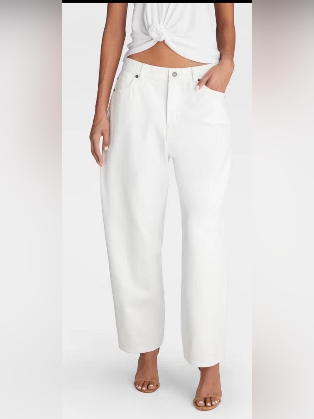 KBB by KAHLANA Women's Mid-Rise 'The Vintage Straight Leg Jeans'